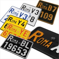 Targhe Pressate Old Style Roma
