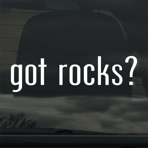 Got rocks adesivo vinile - rocks?,