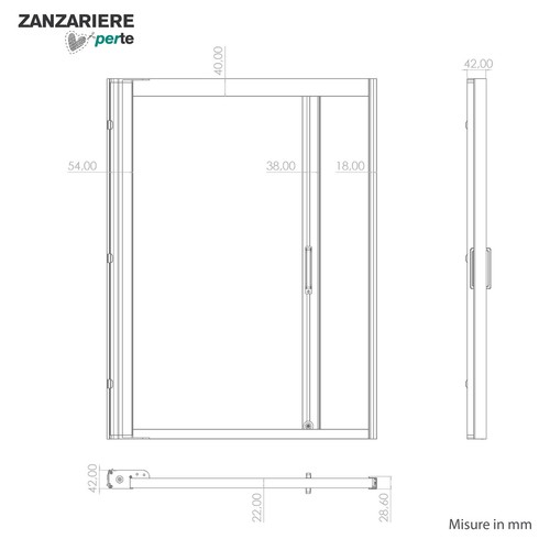 Zanzariera rullo liliana - zanzariera, a