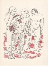 Aligi sassu tre figure - sassu,