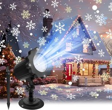 MATEPROX Proiettore di Natale Neve, IP65 Impermeabile Luce LED... 