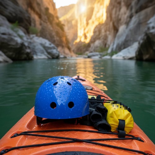 Casco kayak regolabile - kayak,