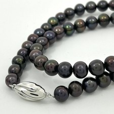 Autentica collana di perle