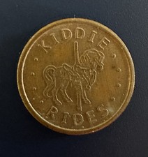 moneta gettone per giostre anni 70 - KIDDIE RIDES - TECNOTRON DEDEM
