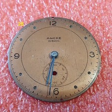 sfere quadrante orologio ancre 15 rubis 30,5 mm dial vintage watch zifferblatt