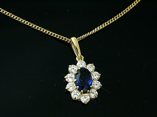 Collana corazzata oro 585 con