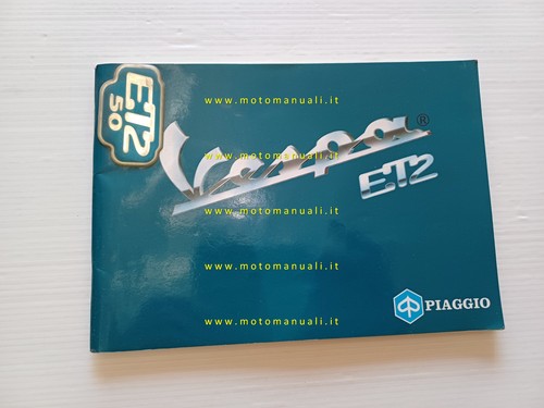 Piaggio vespa et2 manuale - piaggio,