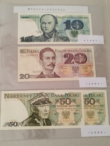 Polonia collezione banconote - collezione,