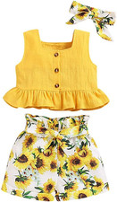 3Pcs Ragazza Bambini Set Di