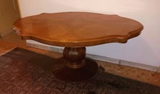 Antico tavolo a vela ovale in