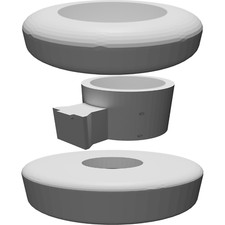 Telescope Guide Camera Mount for Vixen Dovetail Compatible with ZWO ASI120MM