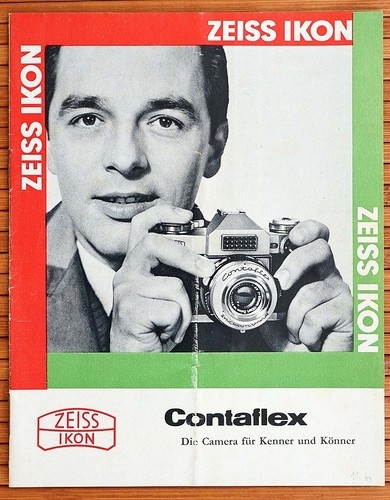 Brochure fotocamera zeiss ikon - fotocamera,