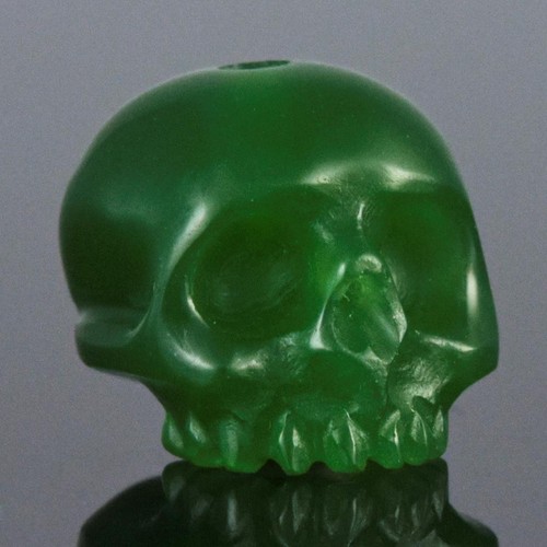 Humana calavera cuenta - calavera, verde