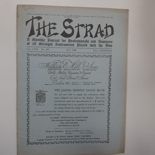 The strad may 1958 - the,