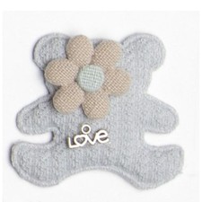 Orsetto Celeste in tessuto con