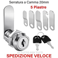SERRATURA A CAMMA 20mm 5