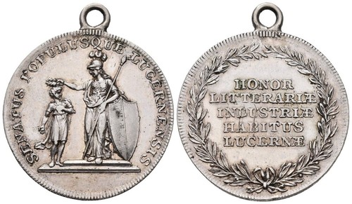 Medaglia argento del - medaglia, j.