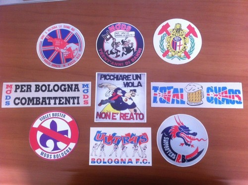 Bologna adesivi ultras - bologna,