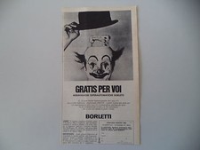 advertising Pubblicità 1966 MACCHINA PER CUCIRE BORLETTI 1102 LUSSO S/I