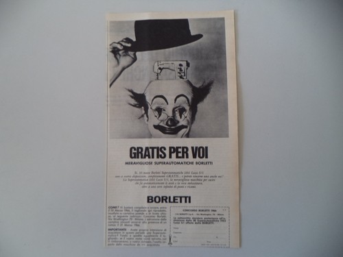 Advertising pubblicità 1966 - advertising,