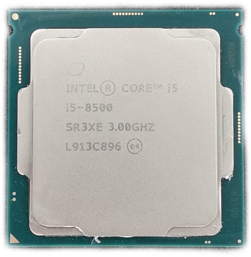Intel core 8500 sr3xe - core,