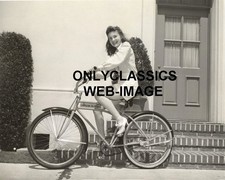 SEXY JOAN LESLIE CAMERA DEPARTMENT CRUISER BICICLETTA 8X10 FOTO-WARNER STUDIO LOTTO