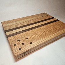 Tagliere in legno grana lunga noce e rovere nuovo tagliere per salumi servizio