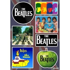 Confezione Adesivi The Beatles