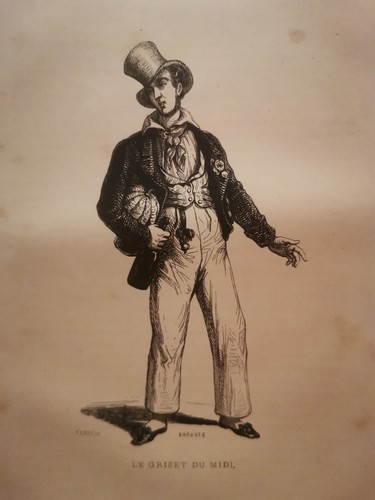1840 originale incisione