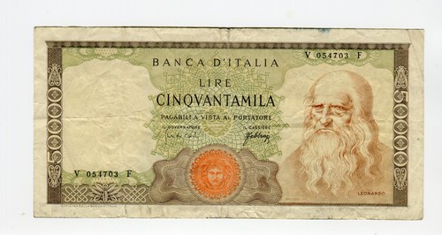Banconota 50000 lire - banconota,