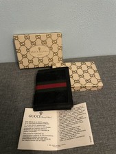 Portadocumenti Neo Vintage Gucci Completo Scatola Anni 80-90 Alta Moda Lusso