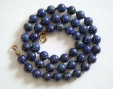 Collana Lapislazzuli Sfere