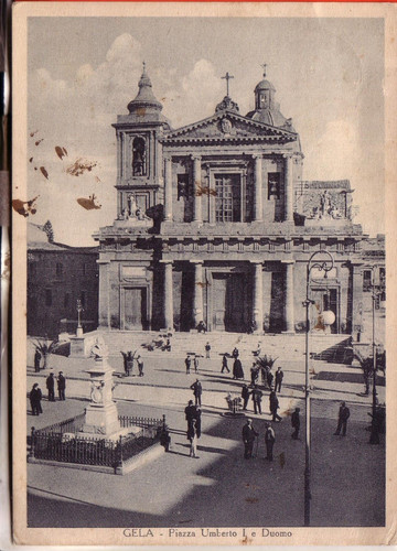 Cartolina gela antica - cartolina,