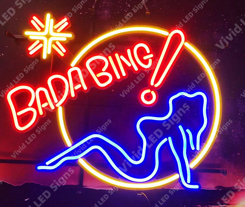 Bada bing insegna luminosa - bing!,