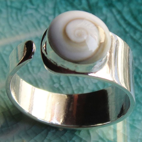 Anello argento conchiglia - argento,