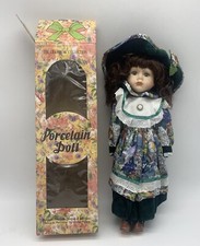 Bambola Di Porcellana Porcelain Doll The Classical Collection Fatta A Mano Verde