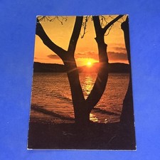 LAGO MAGGIORE TRAMONTO - CARTOLINA A COLORI