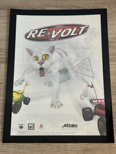 Re Volt Incorniciato Originale PlayStation/N64/PC Videogioco Promo Poster Pubblicità A4