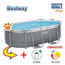 Bestway piscina ovale steel - bestway,