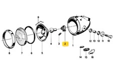 BMW R50/R60/R75/5 PORTALAMPADA
