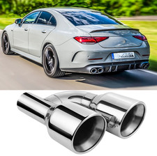 Terminali di Scarico Doppio 2.5" per MERCEDES CLA C118 CLA 45 AMG CLA35 AMG