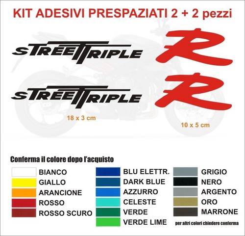 Kit adesivi triumph street - adesivi,