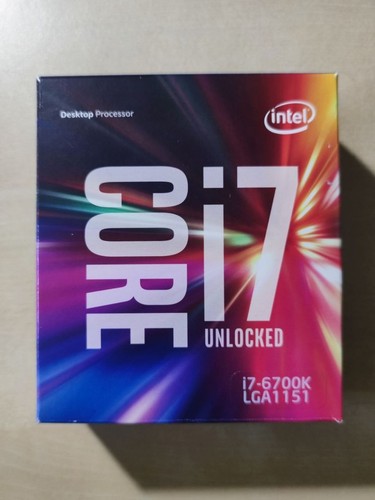 Intel core 6700k - i7-6700k, 4-core