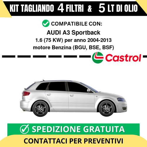 Tagliando per audi - per, a3