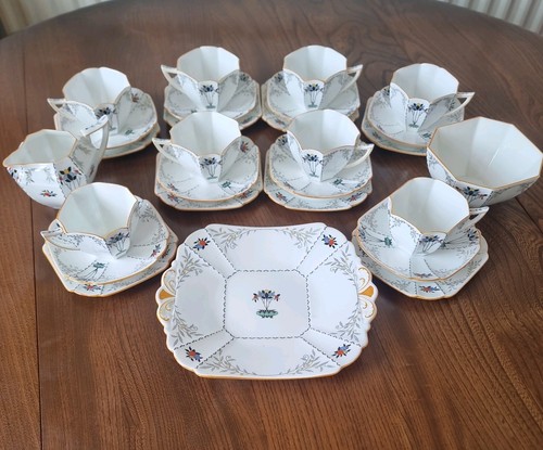 Set tè shelley queen anne - set,