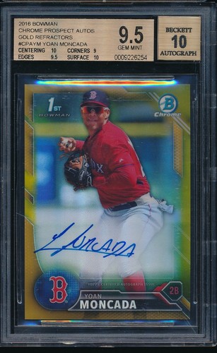 2016 bowman chrome - 2016, gold