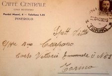 CARTOLINA  CAFFE' CENTRALE