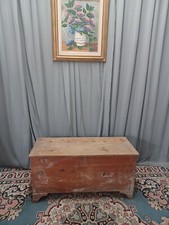 cassapanca Arte Povera In Abete  Epoca 900