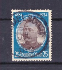 FRANCOBOLLI Germania Reich 1934 Personaggi Wissmann 25 p.  UNI502 #