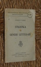 Stilistica e generi letterari E. Lamma Enciclopedia scolastica 105 Cappelli L9 °